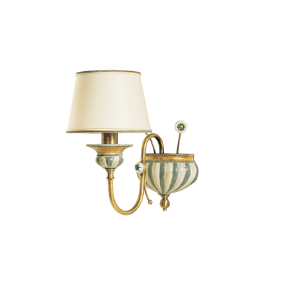 1 LIGHT WALL LAMP WITH LAMPSHADE